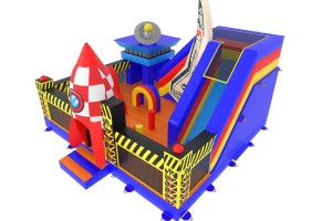 Multiplay base spatial XL avec mur d'escalade 