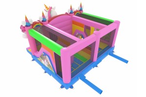 Multiplay Licorne 2 avec double toboggan